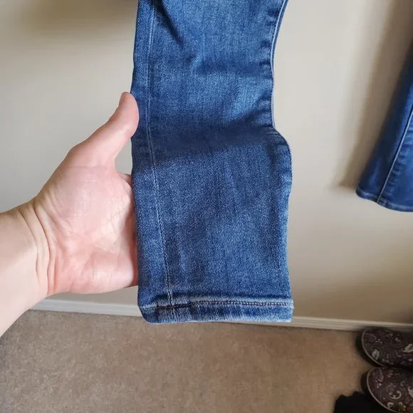 Denim Forum High Rise Jeans - Blue - Picture 6 of 16
